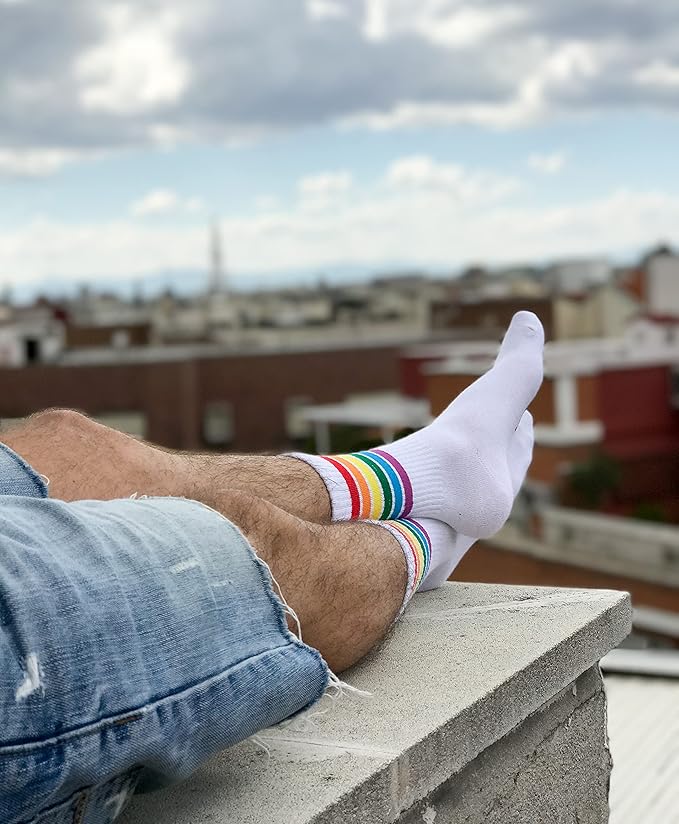 Regenbogen Socken