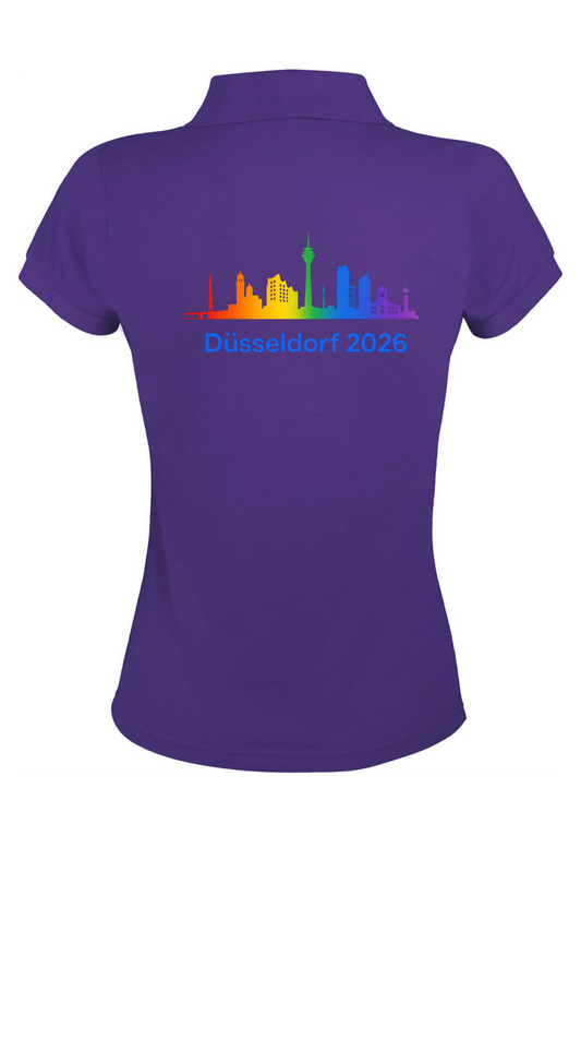 Damen Polo Shirt - Skyline