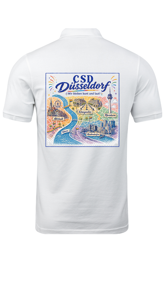 Damen Polo Shirt - Stadtkarte