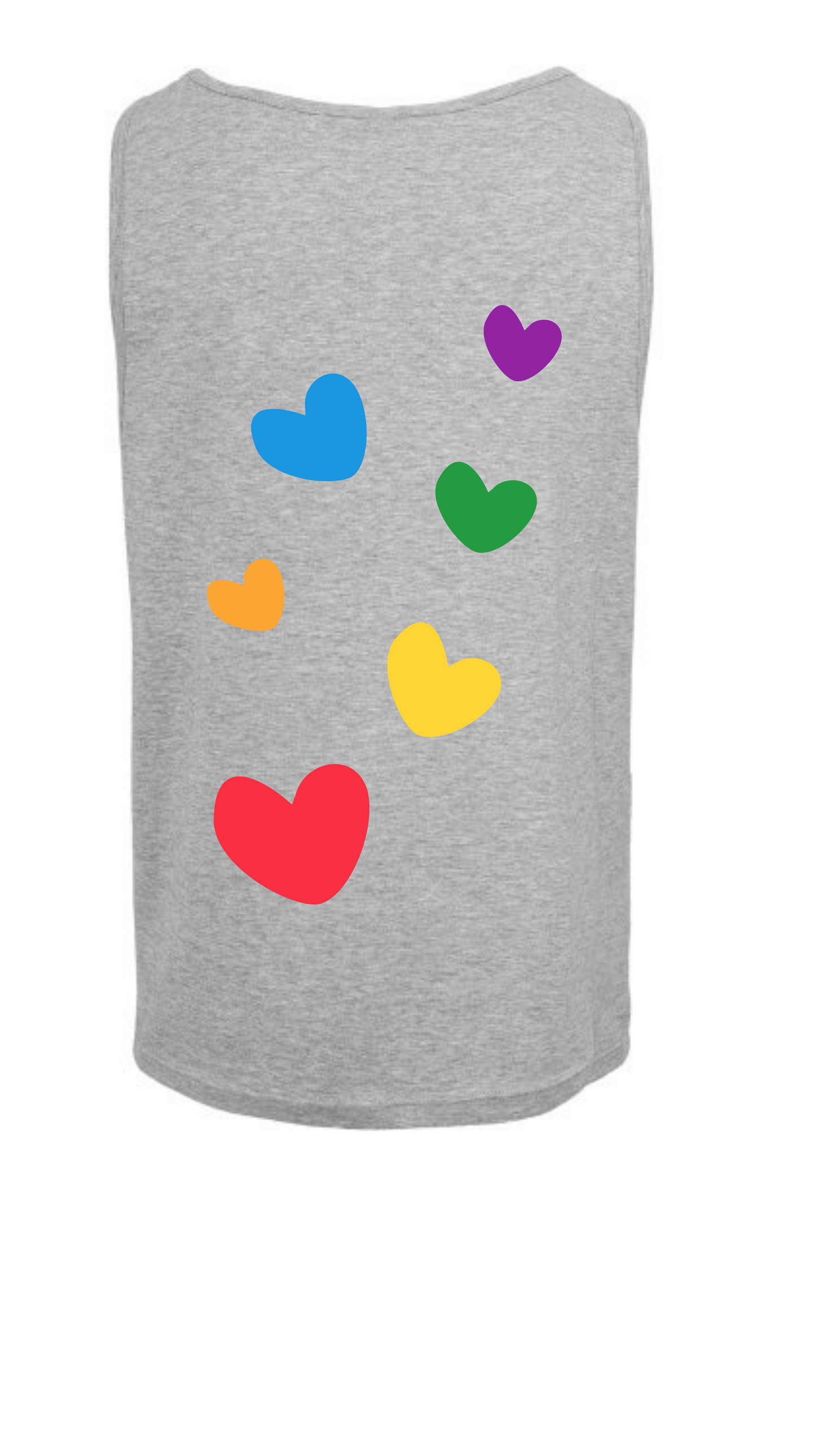 Tank Top - aufsteigende Herzen