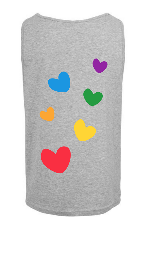 Tank Top - aufsteigende Herzen