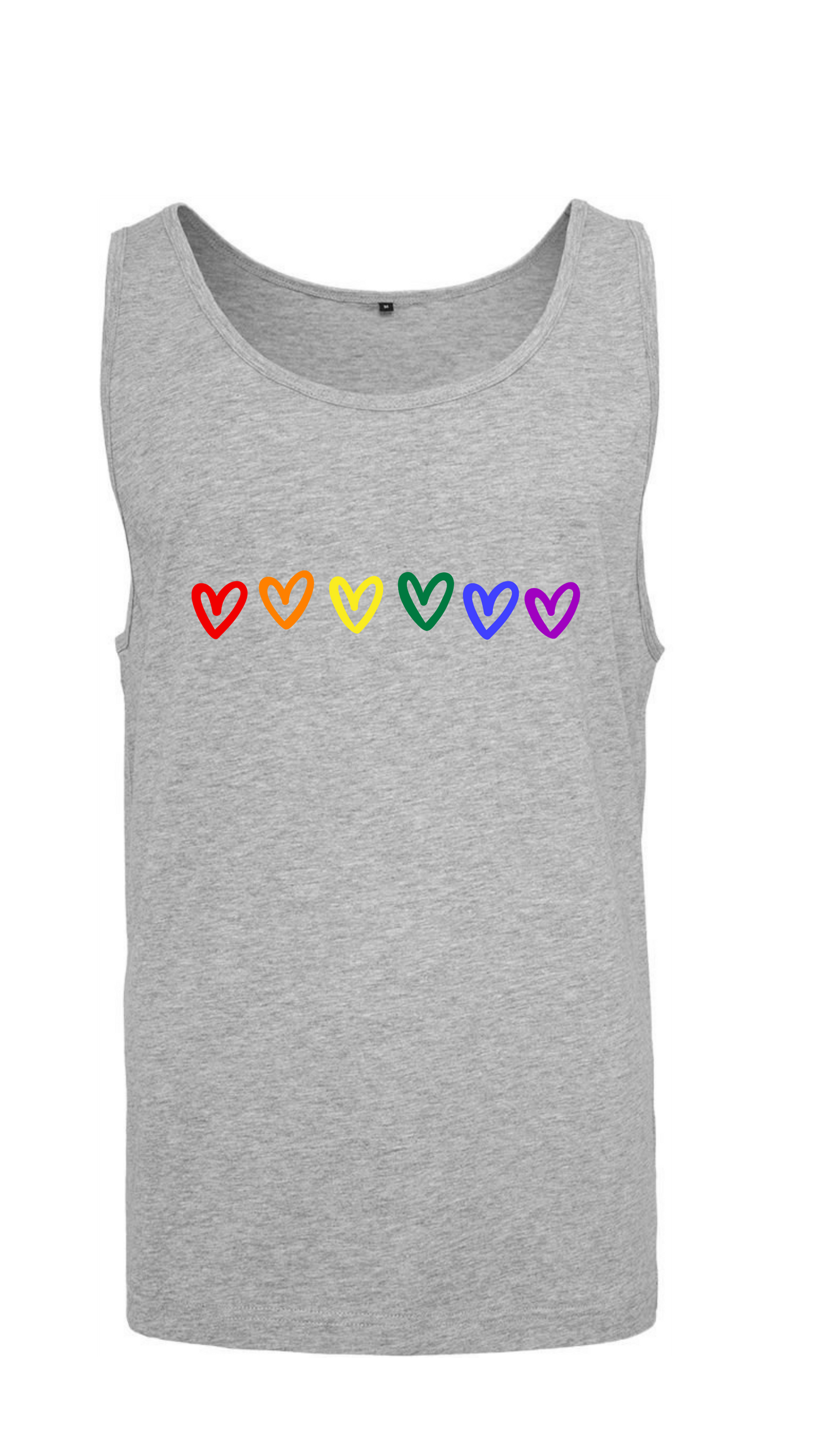 Tank Top - ungefüllte Herzen