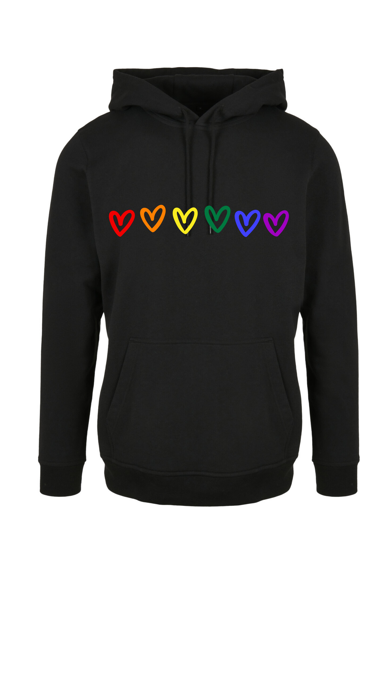 Herren Hoodie - ungefüllte Herzen