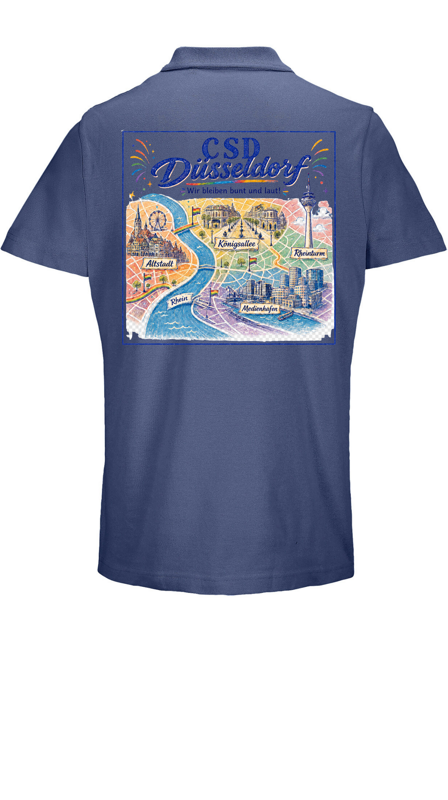 Unisex Polo Shirt - Stadtkarte