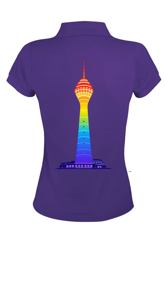 Damen Polo Shirt -Rheinturm