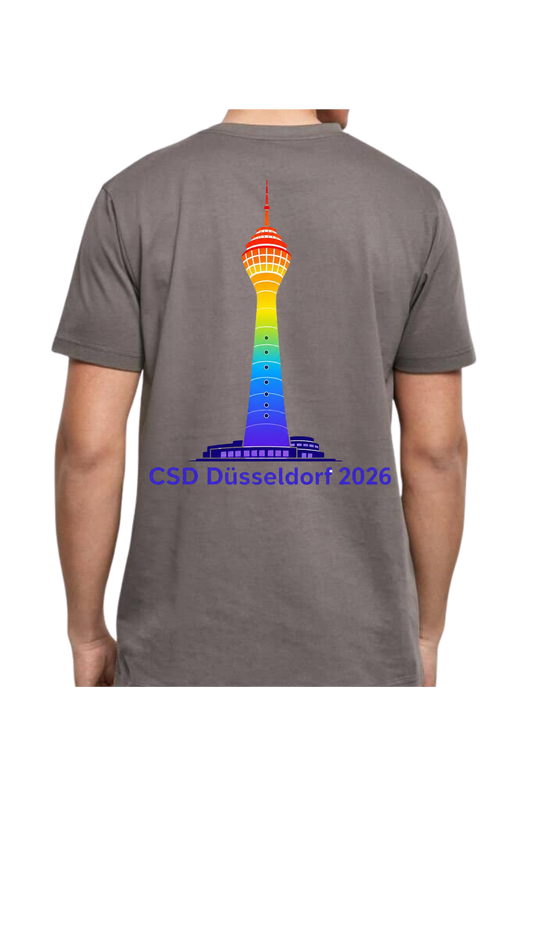 T-Shirt mit Rundhalsausschnitt - Rheinturm