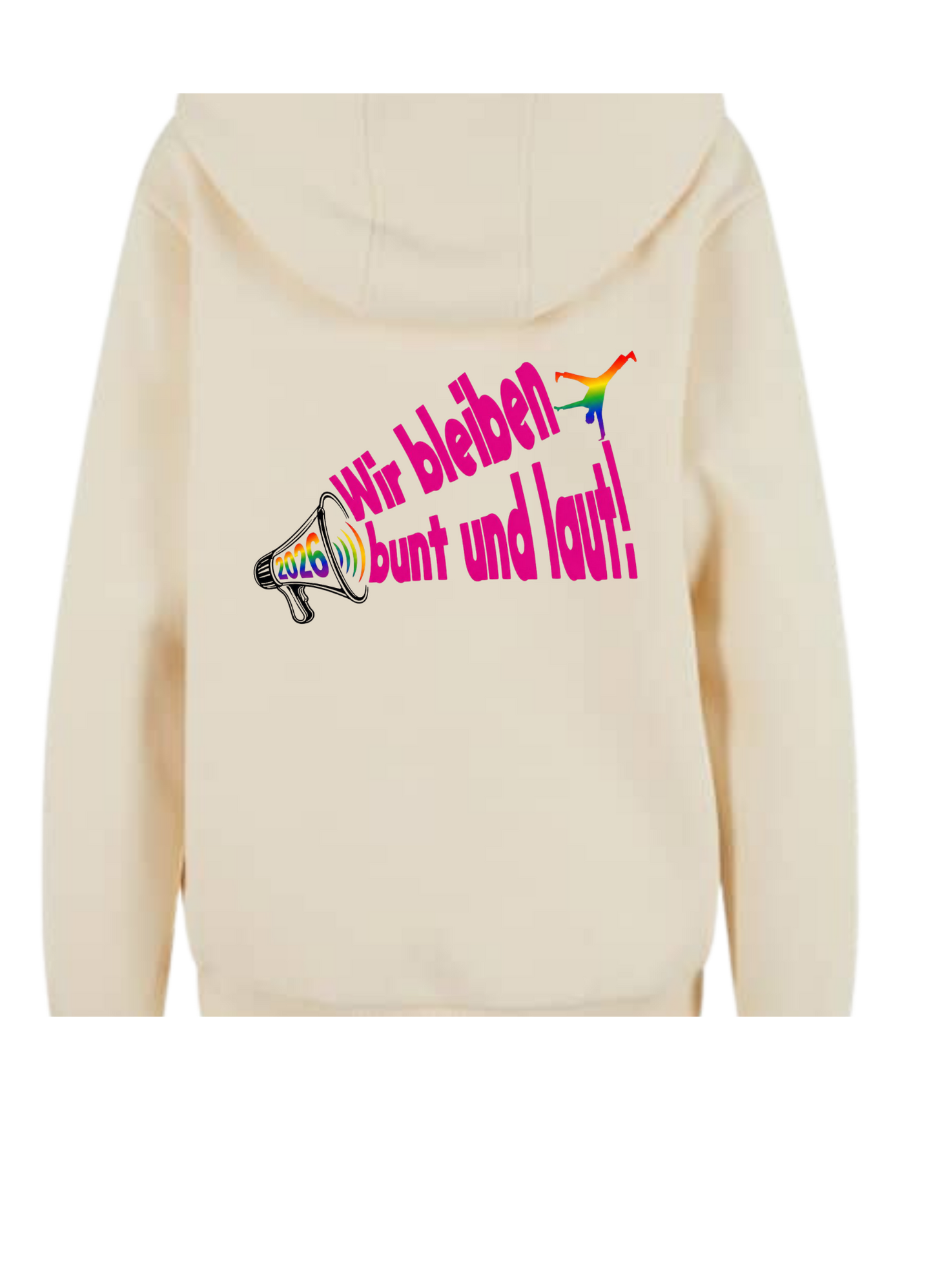 Flauschiger Damen-Zipper - Motto